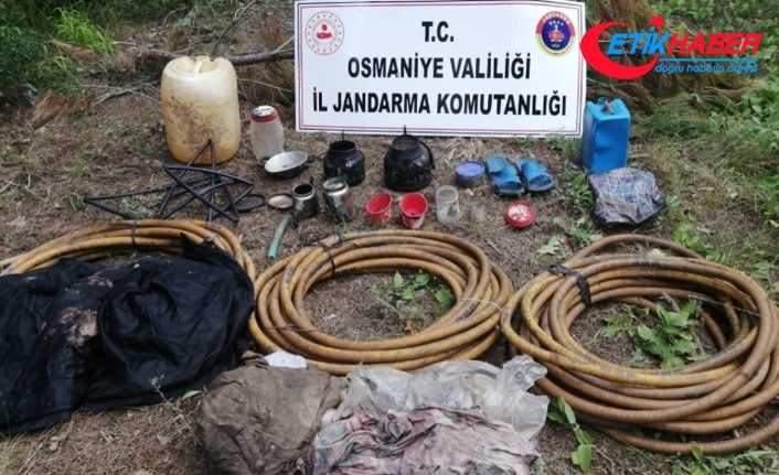 Osmaniye'de PKK sığınağı bulundu! Yaşam malzemeleri ele geçirildi