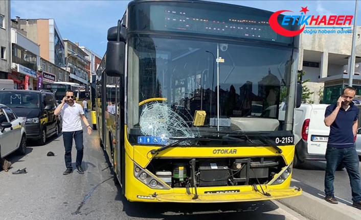 Ümraniye'de İETT otobüsünün çarptığı temizlik işçisi hayatını kaybetti