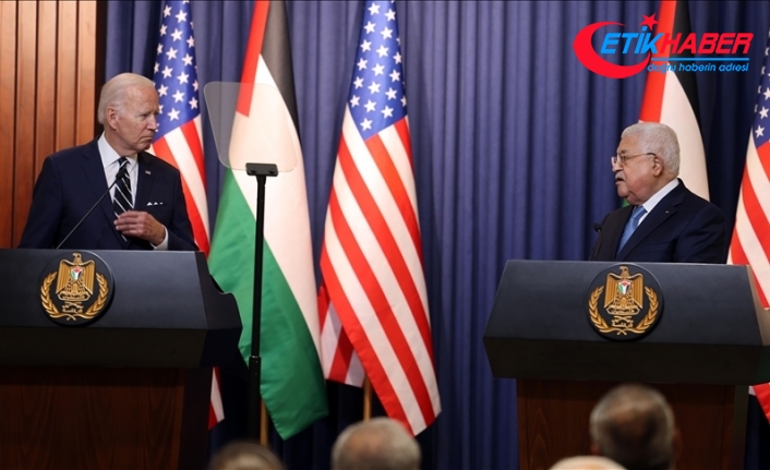 ABD Başkanı Biden: Filistin halkı bağımsız, egemen, yaşanabilir ve bütünlüklü bir devleti hak ediyor