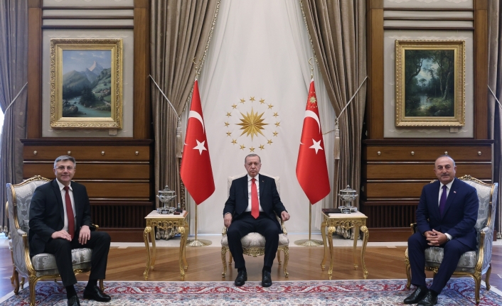 Erdoğan, Bulgaristan Hak ve Özgürlükler Hareketi Partisi Genel Başkanı Karadayı’yı kabul etti