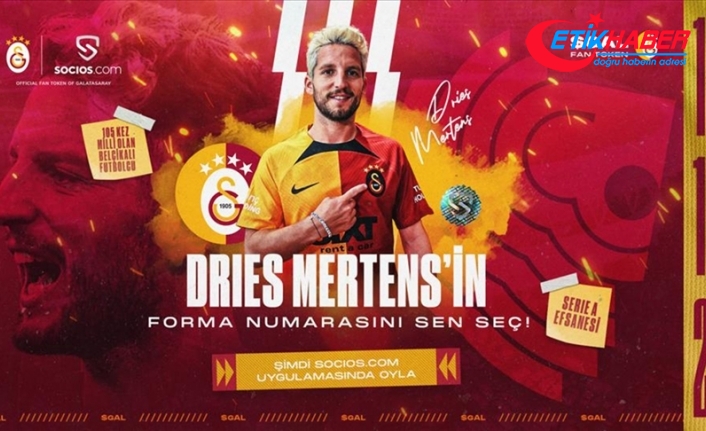 Galatasaraylı Mertens'in forma numarasını taraftarlar seçecek