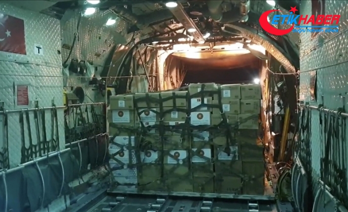 Türkiye'den Pakistan'a yardım malzemeleri taşıyan beşinci uçak hareket etti