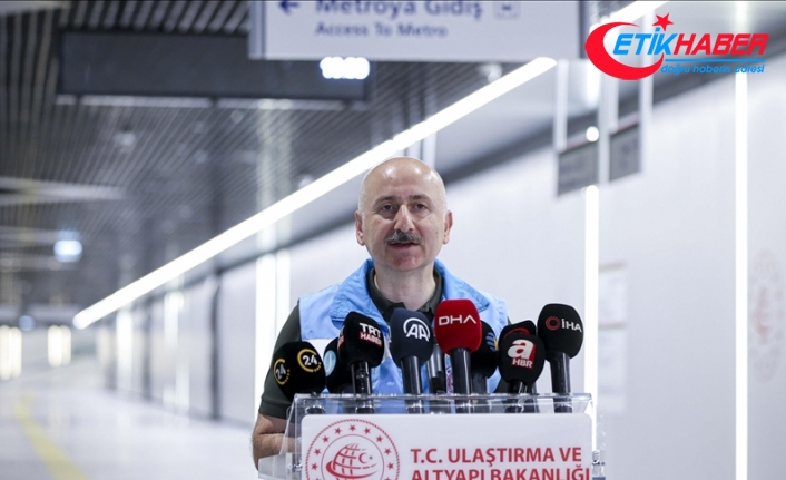 Bakan Karaismailoğlu: Pendik-Sabiha Gökçen Havalimanı metro hattı 2 Ekim'de hizmete açılıyor