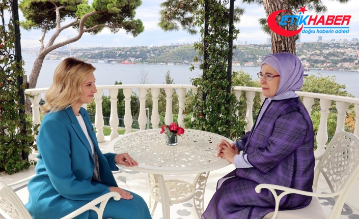 Emine Erdoğan, Olena Zelenska ile bir araya geldi