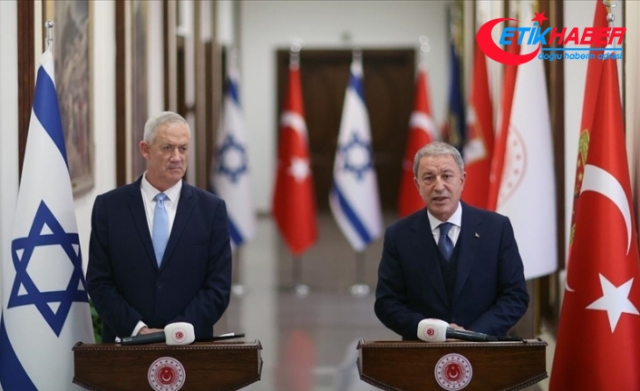Milli Savunma Bakanı Akar: İsrail ile diyaloğumuzun artması bazı konuların çözümünü de kolaylaştıracaktır