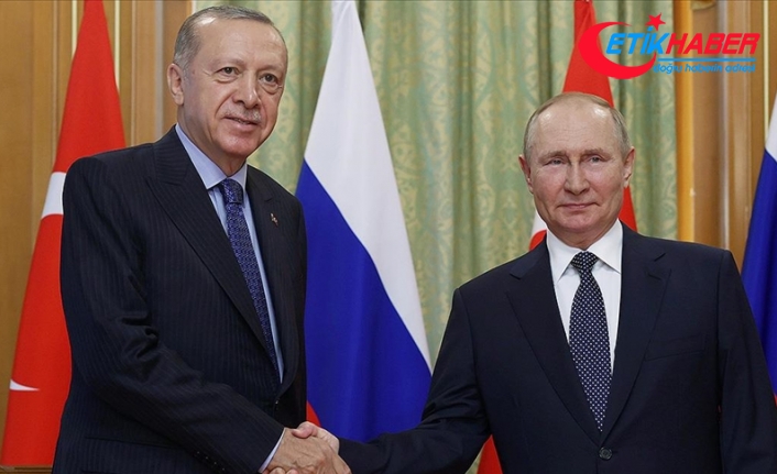 Cumhurbaşkanı Erdoğan, Rusya Devlet Başkanı Putin ile tahıl sevkiyatını görüştü