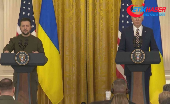 Ukrayna Başkanı Zelenskiy ABD Başkanı Biden ile Washington’da buluştu