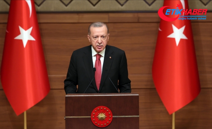 Cumhurbaşkanı Erdoğan: Cumhuriyetimizin ikinci asrını terakki devri haline dönüştürmekte kararlıyız