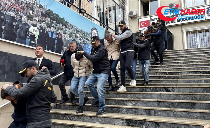 İstanbul'daki devre mülk dolandırıcılığı operasyonunda yakalanan 113 zanlı adliyede