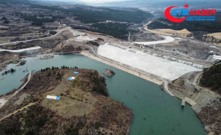 Ülke ekonomisine yılda 58 milyon katkı sağlayacak Araç Barajı’nda su seviyesi yükseliyor
