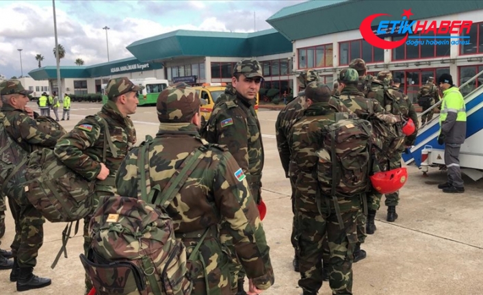 Azerbaycan arama kurtarma ekipleri Hatay'a gönderildi