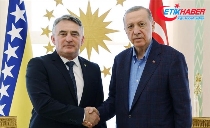 Cumhurbaşkanı Erdoğan, Bosna Hersek Devlet Başkanlığı Konseyi Üyesi Komsic'i kabul etti