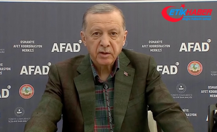 Cumhurbaşkanı Erdoğan: Deprem bölgesinde şehir merkezleri gibi köylerimizi de 1 yıl içinde ayağa kaldırmayı hedefliyoruz