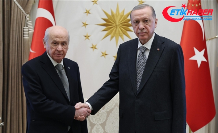 Cumhurbaşkanı Erdoğan, MHP Lideri Bahçeli ile bir araya geldi