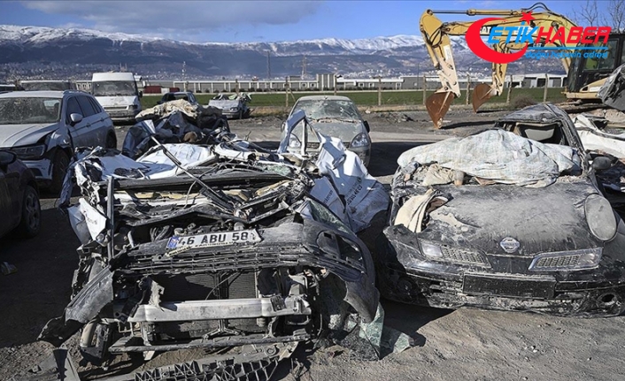 Kahramanmaraş'ta depremde hasar gören araçlar da kaldırılıyor