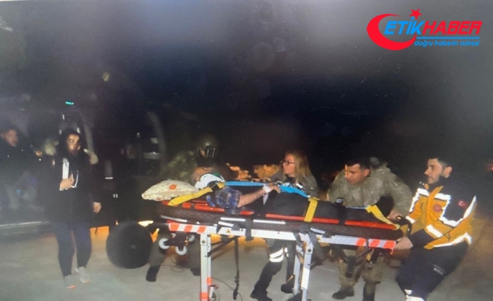 MSB Şırnak’ta bir vatandaşı helikopterle tahliye etti
