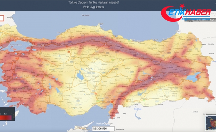AFAD'dan adrese göre deprem tehlikesinin görülebildiği harita uygulaması