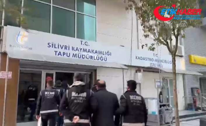 İstanbul merkezli 3 ildeki tapuda rüşvet operasyonunda 79 şüpheli yakalandı