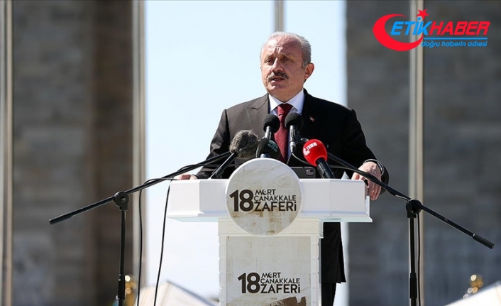 TBMM Başkanı Şentop: Aziz milletimiz, Cumhuriyet'in 100. yılından müreffeh geleceğimize el ele yürümeye devam edecektir