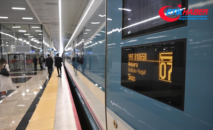 Ankara-Sivas Hızlı Treni ilk seferi için yola çıktı