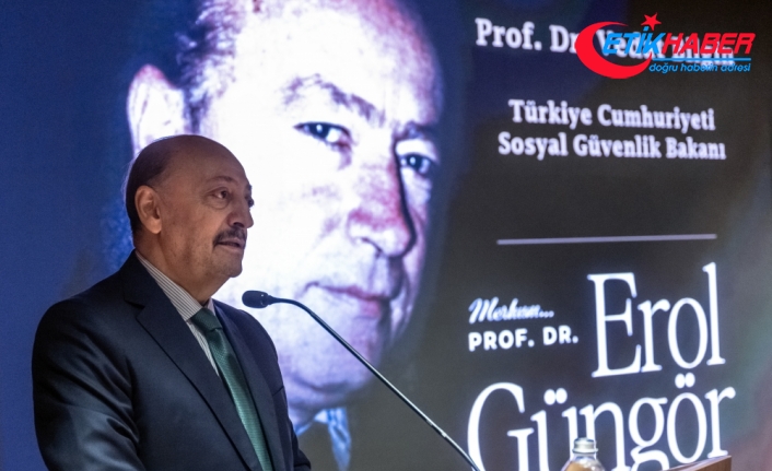 Bakan Bilgin, “Prof. Dr. Erol Güngör'ü Anma Toplantısı“na katıldı: