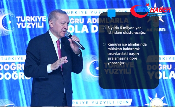 Cumhurbaşkanı Erdoğan: Cumhurbaşkanlığı Hükümet Sistemi'ni Türkiye Yüzyılı hedeflerine göre restore edeceğiz