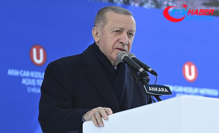 Cumhurbaşkanı Erdoğan: Şimdi Türkiye Yüzyılı ile güçlü Türkiye'nin inşası için kolları sıvama vaktidir