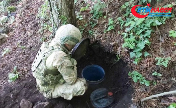 Amanos Dağları'nda terör örgütü PKK'ya ait depo bulundu