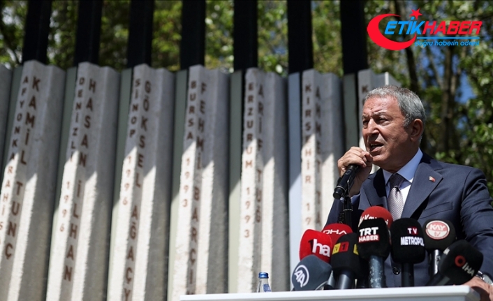 Milli Savunma Bakanı Akar: Terör belasından milleti kurtarmakta kararlıyız