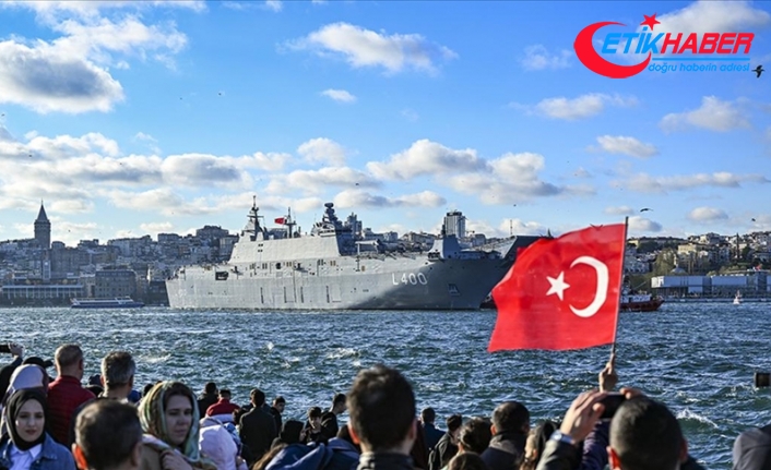 TCG Anadolu İstanbul'dan ayrıldı