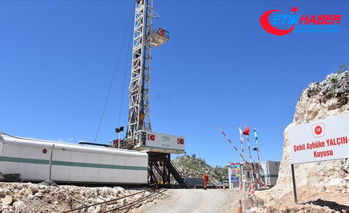 Terörden temizlenen Gabar'da yeni petrol rezervi keşfedilen kuyuda çalışmalar sürüyor