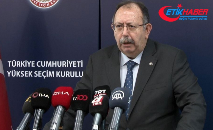 YSK Başkanı Yener: 'Muharrem İnce'ye verilen oylar geçerli olarak kabul edilecek'