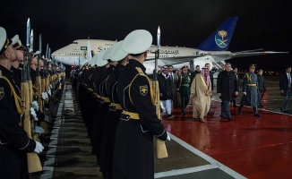 Suudi Arabistan Kralı Selman bin Abdulaziz Moskova'da