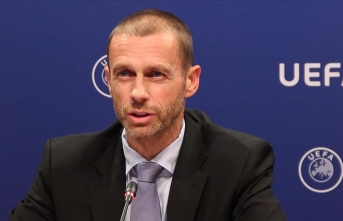 UEFA Başkanı Ceferin:“Christian Eriksen'in bir an önce sağlığına kavuşmasını diliyorum“