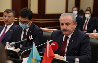 TBMM Başkanı Şentop, Kazakistan Senato ve Meclis Başkanı ile görüştü: